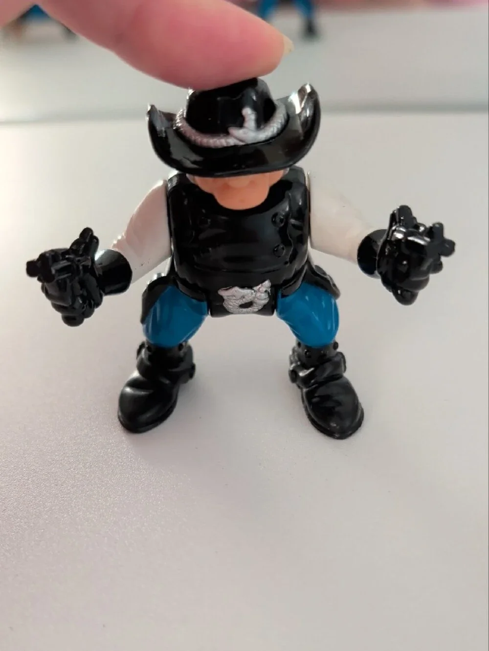 Fisher Price Great Adventures Cow Cowboy Action Figure Vintage '96